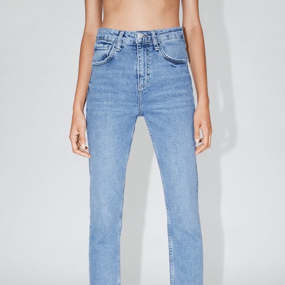 NWT Zara Slim Hi-Rise Jeans - Picture 2 of 2